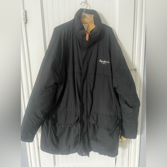 Pepe Jeans Black Puffer Jacket for Men - Picture 1 of 16